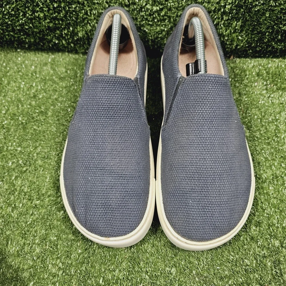 Birkenstock Oswego Midnight Blue Canvas Slip On Sneakers Mens 42 US Size 9